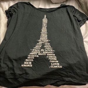 Tee shirt with Eiffel Tower